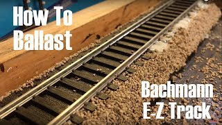 How to Ballast EZ Track [upl. by Brookhouse]