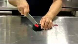 Chefs Choice 480 Knife Sharpener Demonstration [upl. by Welford]