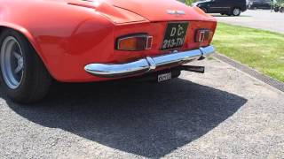 start up alpine a110 with devil exhaust [upl. by Suidualc]