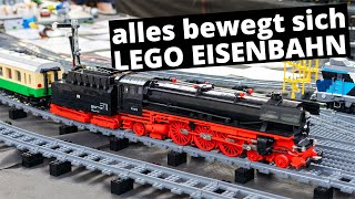 Fahrbetrieb der Lego Eisenbahn beim Bauspielbahntreffen 2022 [upl. by Dannel]