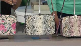 orYANY Pebble Leather Novelty Crossbody Natalya on QVC [upl. by Ainod]