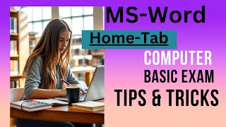 Unleashing the Power of the Home Tab in MS Word  With Dinesh sir Exam Tips amp Tricks [upl. by Gnuy220]