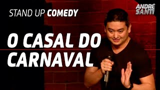 CARNAVAL ACABOU EM CASAMENTO  André Santi  Stand Up Comedy [upl. by Nofets]