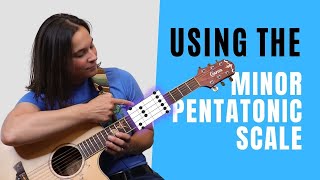 HOW TO USE The Minor Pentatonic Scale on the Guitar [upl. by Ericha]