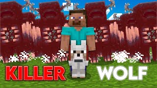 How I CREATE a This IMMORTAL amp KILLER WOLF in Minecraft [upl. by Atte158]