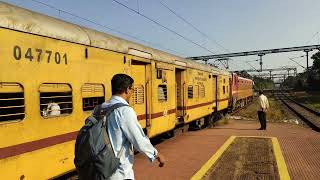 Sabari Express Departing from Mavelikara sabariexpress icf [upl. by Aserahs789]