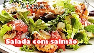 Minuto Marquise 119  Salada com lascas de salmão grelhado [upl. by Boffa103]