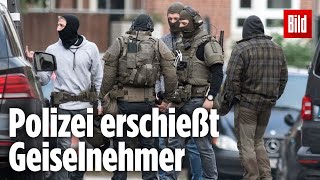 Geiselnahme in Gefängnis – Polizei erschießt Täter  Münster [upl. by Quin]