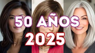 40 CORTES 2025 para SEÑORAS de 5055 AÑOS 🔴✂️ MODERNOS ESTILOS [upl. by Notle]