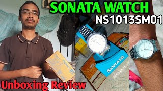 Sonata Men Watch NS1013SM01 Unboxing amp Review Flipkart Big Billion Day 2024 Sonata Men Watch [upl. by Pickering]