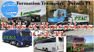 Poids et dimensions des véhicules routiers code de la route [upl. by Heger]