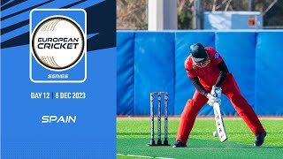 🔴 ECS Spain 2023  Day 12  T10 Live Cricket  European Cricket [upl. by Oedama]