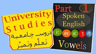 Spoken English Semester 1 Vowels [upl. by Maria]