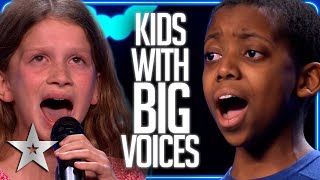 They may be small but these kids have HUGE voices  Auditions  Britains Got Talent [upl. by Oiramd]