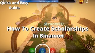 How To Create Scholarships in Binamon  Binamon Tutorial [upl. by Ettenan]