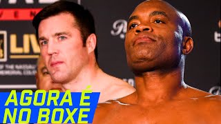 ANDERSON SILVA X CHAEL SONNEN NO BOXE AO VIVO NA GLOBO  Fantástico  Combateglobo [upl. by Katie]