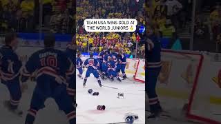 Team USA Wins Gold 🥇 At The World Juniors [upl. by Nohcim]