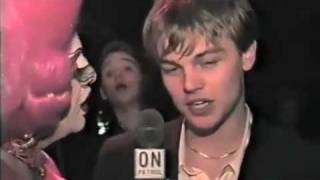 Leonardo DiCaprio interview at Basketball Diaries Premiere [upl. by Stanzel]