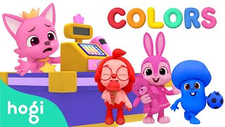 Pinkfongs Colorful Super Market｜Kids Pretend Play｜Colors for Kids｜Hogi Colors｜Pinkfong Hogi [upl. by Miquela]