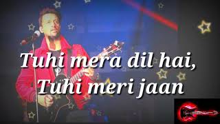 AtifAslamShreyaGhoshalTu hi mera dil hai AstonishingLyicalworld [upl. by Enaek]