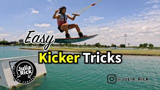 Easy Kicker Tricks  Cable Wakeboarding Tutorial [upl. by Ennywg]