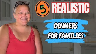 5 Realistic Dinners I Made My Family This Week [upl. by Arihay23]