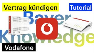 Vodafone Kabelanschluss DSL Vertrag kündigen Tutorial [upl. by Rol264]