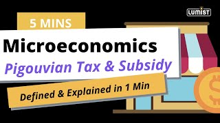 Pigouvian Tax amp Subsidy in Economics Optimal Tax Optimal Subsidy  Microeconomics Lumist [upl. by Mcgannon]