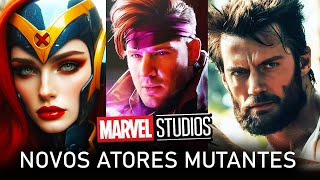 A LISTA OFICIAL  TODOS OS 15 NOVOS ATORES MUTANTES DO MCU CONFIRMADOS  XMEN MARVEL STUDIOS [upl. by Teyugn90]