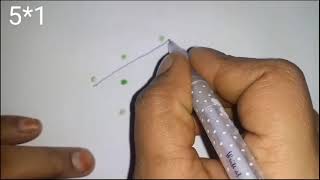 51 dots rangoli51 చుక్కల ముగ్గులుdussehra rangoli [upl. by Minabe300]