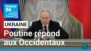 REPLAY  Vladimir Poutine sexprime lors dun Conseil de défense à Moscou et répond aux Occidentaux [upl. by Oleta]