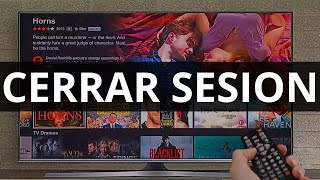 Cómo Cerrar Sesión de Netflix en Smart TV simple [upl. by Rosenblum]