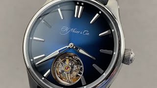 H Moser amp Cie Pioneer Tourbillon 38041201 H Moser amp Cie Watch Review [upl. by Eneleoj]