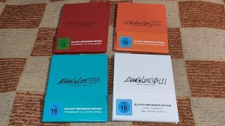 Neon Genesis Evangelion Rebuild Mediabook Collection Deutsch Thrice Upon A Time Unboxing Review [upl. by Ethyl167]