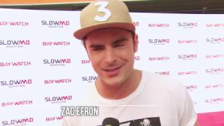 zac efron amp kelly packard baywatch interview  SlowMo marathon [upl. by Range382]