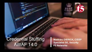 Credential Stuffing Protection with F5 Advanced WAF [upl. by Kucik46]