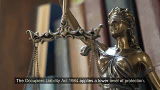 Occupiers Liability Act 1984 wwwelawresourcescouk [upl. by Nazay340]