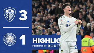 Highlights Leeds United 31 Leicester City  STUNNING COMEBACK AT ELLAND ROAD [upl. by Danell]