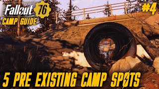 5 MUST TRY LOCATIONS  Fallout 76 Pre Existing Camp Locations [upl. by Atilal732]