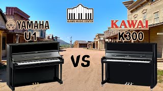 Studio Piano Showdown Kawai K300 vs Yamaha U1 [upl. by Wilkens]