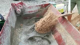 Impastatrice per cemento homemade Beton mixer bucket [upl. by Janerich]