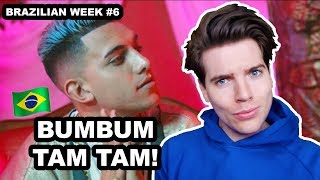 MC FIOTI  BUMBUM TAM TAM REACTION  BRAZILIAN WEEK 6 [upl. by Philine]