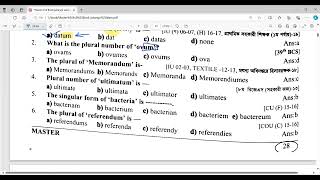 Master English Grammar Class 5  Number [upl. by Goeger]