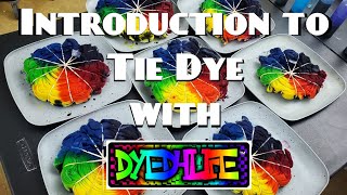 Introduction to Tie Dye How to Spiral Design shortened video [upl. by Eldin]