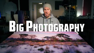 Big Photography  How to Make Export and Hang Really Large Prints [upl. by Most]