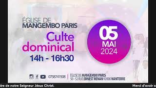 Culte du dimanche 05052024 [upl. by Patterman]