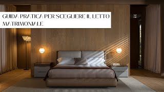 Come scegliere il letto matrimoniale [upl. by Nilek]