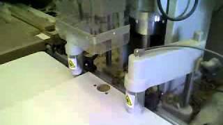 salice hinge borring and insertion machine [upl. by Onaivlis]