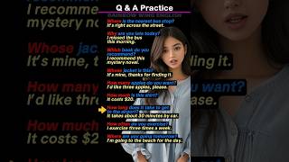 Question Words Q amp A Practice Improve Your English Listening amp Speaking Skills [upl. by Jonme150]