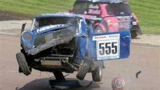 MASSIVE RALLYCROSS CRASH  LYDDEN HILL [upl. by Travax546]